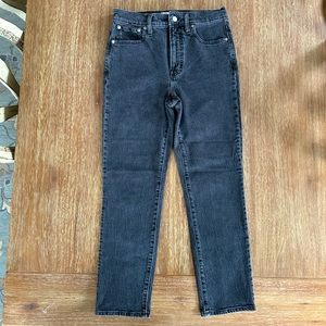 Madewell The Perfect Vintage Jean Washed Black Size 27